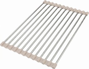 Oprolbaar afdruiprek voor gootsteen REA P12298B Beige