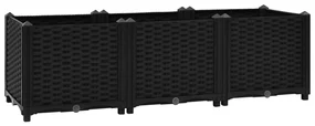 vidaXL Plantenbak verhoogd 120x40x38 cm polypropyleen