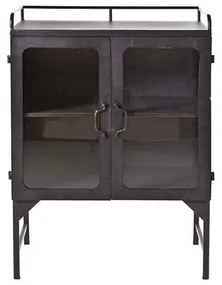 By-Boo Ventana Kleine Stalen Kast Met Glazen Deuren - 62x41x83.5cm.