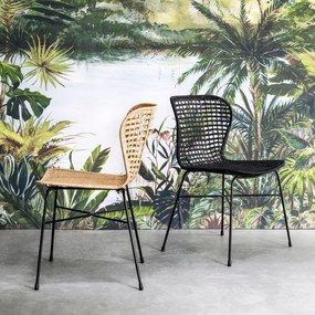 Must Living Bahamas Retro Eetkamerstoel Loom Naturel