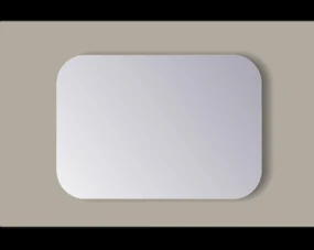Sanicare Q-mirrors spiegel met afgeronde hoeken 60x70cm