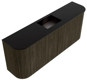 Mondiaz Joya 105cm toiletmeubel ronding links/rechts shadow met wastafel faye midden 1 kraangat urban
