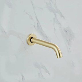 Saniclear Brass Stripes inbouw badkraan geborsteld messing - mat goud