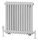 Eastbrook Rivassa 2 koloms radiator 55x60cm staal 756W wit glans