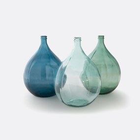 Vaas dame-Jeanne in glas H56 cm, Izolia