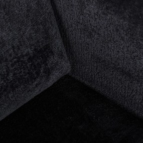 Velvet Draaifauteuil Zwart