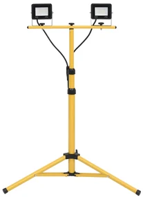 vidaXL Spotlight met statief LED 2x20 W koudwit