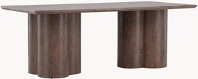 Eettafel Olivia met houtlook, 210 x 100 cm