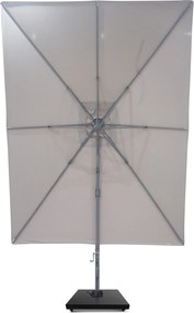 Zweefparasol  2.6x3.5m Desert (incl. voet en hoes) Taupe-naturel-bruin Camello Luna