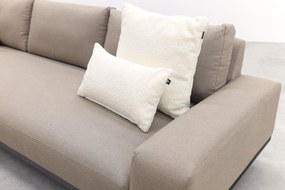 Barcelona Sunbrella stoel-bank loungeset - Taupe - 3-delig