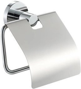 Plieger Vigo toiletrolhouder met klep chroom