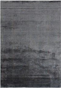 Handgemaakt laagpolig viscose vloerkleed Kaito