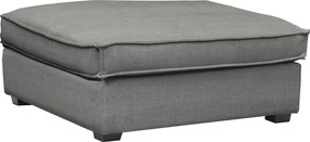 Poef - Mazur - stof Kiss taupe 181