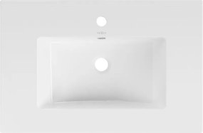 Mexen Atena inbouw wastafelblad 71 x 46 cm, wit - 25017000