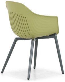 Tuinstoel Kunststof Groen Lifestyle Garden Furniture Lissabon