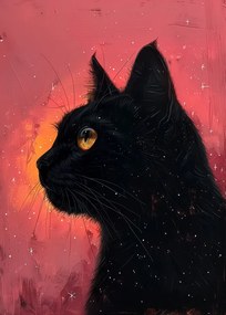 Ilustratie Candy Cat the Star III, Justyna Jaszke