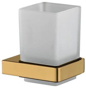 Plieger Altea glashouder met glas geborsteld goud