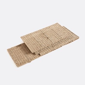 Plooibare hutkoffer in zeegras L75 cm, Kino