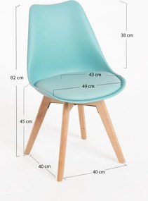 Set 4 Synk Basic Stoelen