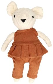 Knuffel muis, GOTS katoen, gebreid