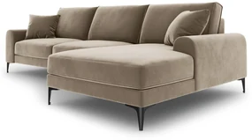 4.5-zitshoekbank Madara rechts velvet | Mazzini Sofas