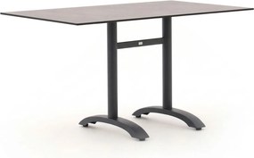 Tuin eettafel Bellagio | Rechthoekig | Tuintafel Kunststof | 140x80cm | 4 personen | Kees Smit Tuinmeubelen