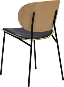 Dan-Form Clementina Design Eetkamerstoel Whitewash Eiken En Leer