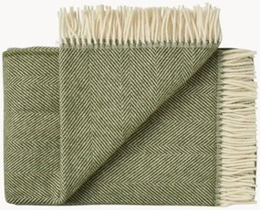 Wollen plaid Rømø met franjes