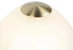 Design tafellamp goud dimbaar incl. LED - Joya Modern rond Binnenverlichting Lamp