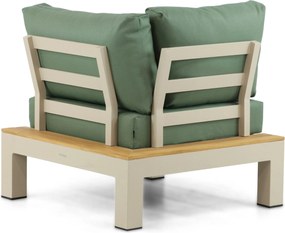 Loungeset 5 personen Aluminium/Teak Taupe Lifestyle Garden Furniture Vittoria