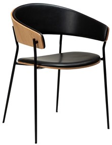 Dan-Form Crib Eetkamerstoel Gebogen Eiken Naturel
