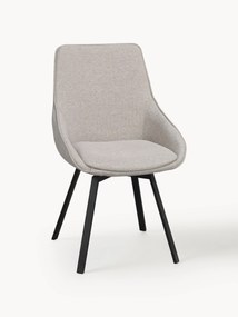 Gestoffeerde draaistoelen Alison, 2-delig