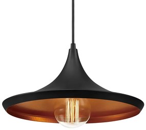 Hangende plafondlamp Costa C Zwart