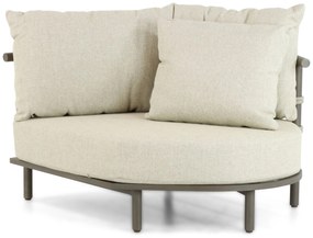 Loungeset tuin 4 personen Aluminium Taupe  4 Seasons Outdoor Ezra