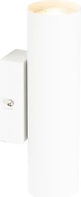 Moderne wandlamp wit 2-lichts GU10 50mm - Jeana