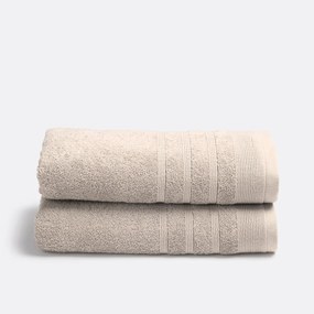 Set van 2 handdoeken in badstof 600 g/m2, Zavara