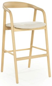 Eleonora Rayven Barkruk Hout Wabi Sabi Stijl Naturel