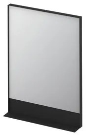 INK SP14 Spiegel rechthoek in zwart kader inclusief planchet mat poedercoat aluminium 8401500