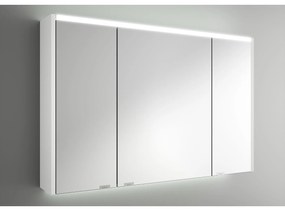 Muebles Ally spiegelkast met verlichting bovenkant 103x66cm wit