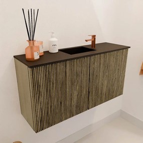 Mondiaz Joya 80cm toiletmeubel dusk met wastafel faye midden 1 kraangat urban