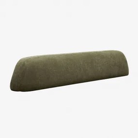 180 Cm Rugleuning Voor Modulaire Bank Giorgia Bekleed Stof Leger Groen - Sklum
