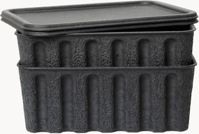 Opbergdozen Pulp van papierpulp, D 30 cm, 2-delig