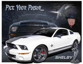 Metalen bord Shelby Mustang - You Pick