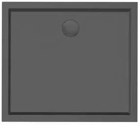 Xenz Mariana douchebak 90x80x4cm rechthoek Acryl Ebony 6835-29