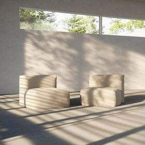 Soft Zitzak Indoor Seat - Teddy Beige