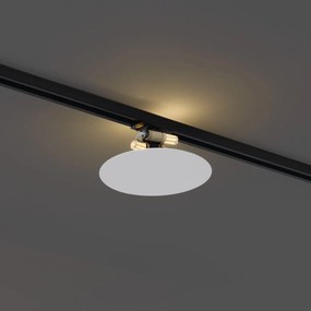 Moderne plafondlamp wit voor railsysteem 1-fase 2-lichts - Iconic Pulley