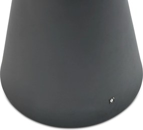 Dining Tuintafel rond 100 cm Grijs Santika Serino