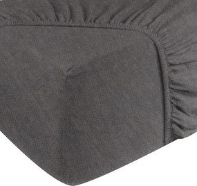 Hoeslaken Jersey – 100% katoen – 180×200 – grijs melange