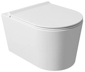Salenzi Civita wandcloset toiletpot randloos mat wit 35x50cm