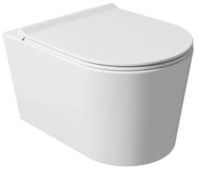 Salenzi Civita wandcloset toiletpot randloos mat wit 35x50cm
